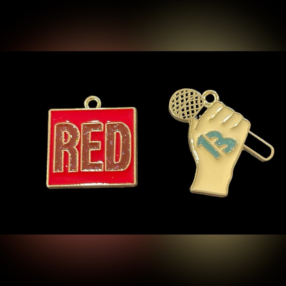 Taylor Swift Jewelry Charms Set of 2